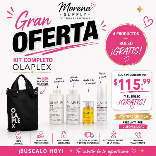 Kit OLAPLEX Completo + Bolso GRATIS! Regular o Matizante