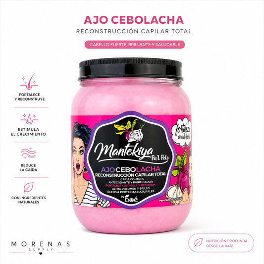 Mascarillas Mantekiya Pa'l Pelo NUTRICION HIDRATACION o FORTALECIMIENTO escoje el tuyo ya
