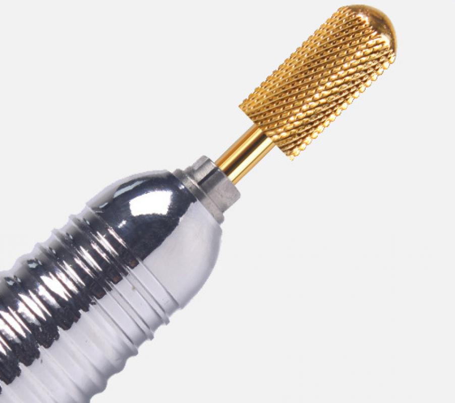 Steel Nail Sanding Block Solid gold