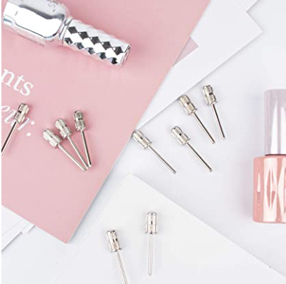 Mandrel profesional de 3/32 pulgadas pedicura lima de uñas limpieza de cutículas