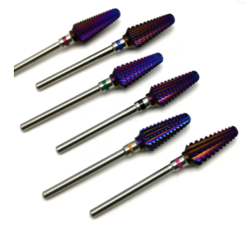 Punta 5 in 1, 3/32 Nail Drill Bit 6 in 1 for Electric Nail Drill Nail File Nail Polish and Acrylic Removal