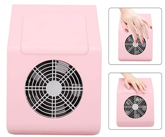 Nail Dust Collector, 40w Professional Strong Suction Vacuum Manicure Pedicure Cleaner Nail Art Tool with Filter