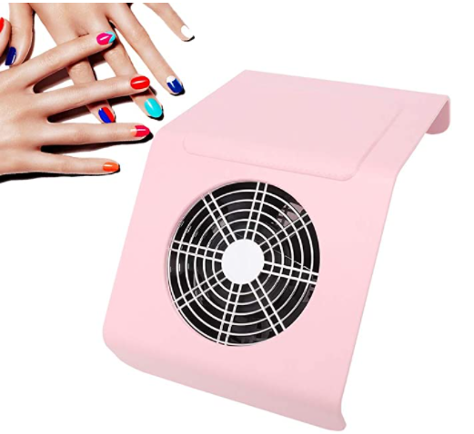 Nail Dust Collector, 40w Professional Strong Suction Vacuum Manicure Pedicure Cleaner Nail Art Tool with Filter