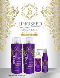 Simone Profesional Linoseed omega 3,6,9 kit incluye 5pcs Libre de Sulfato, Sodium Chloride
