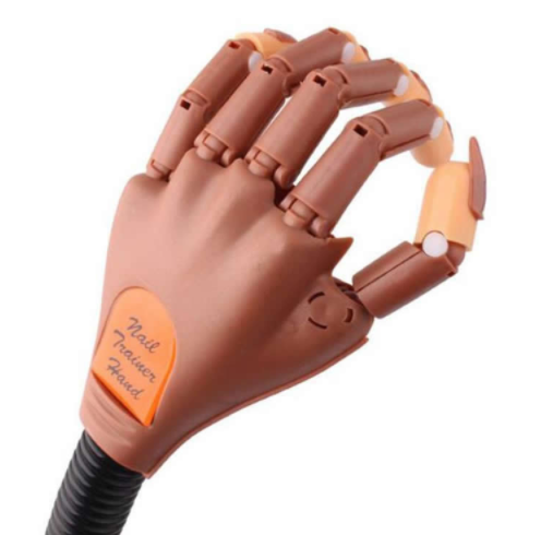 Practice hand with 100 nails