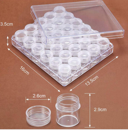 Caja para guardar brillos o acrilicos