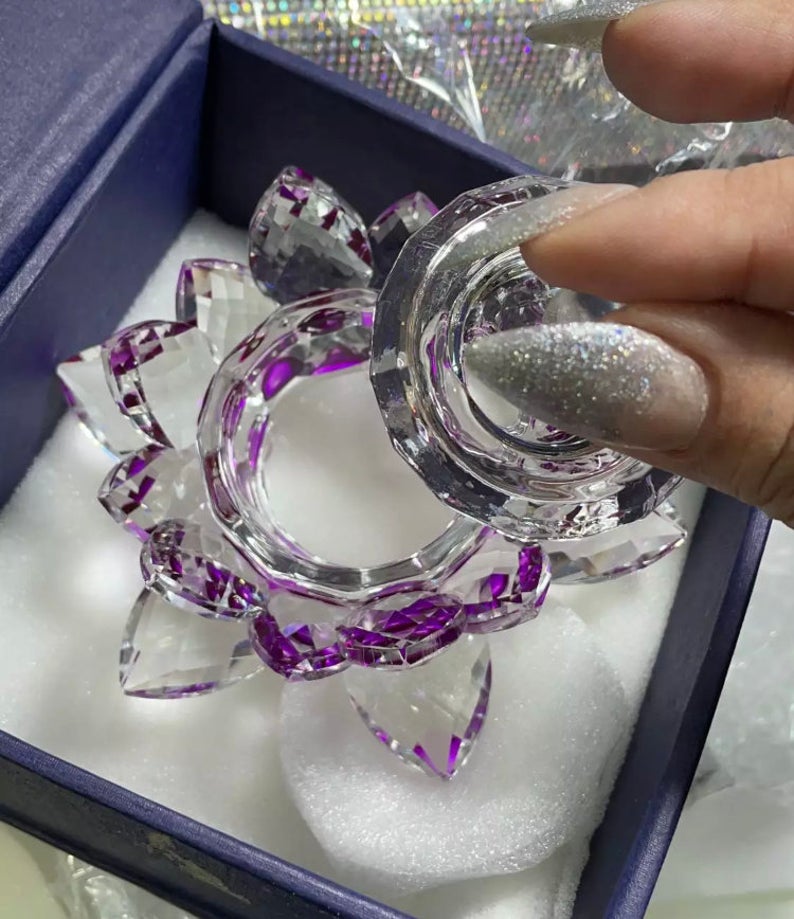 Dappen dish de alta gama en forma de Flor de Lotus