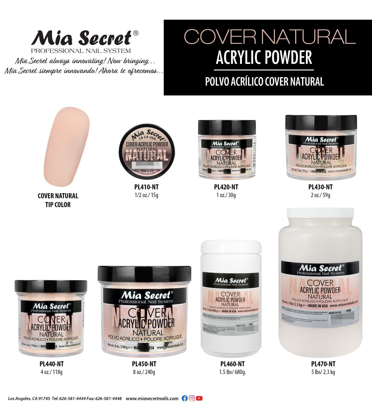 COVER NATURAL Mia Secret