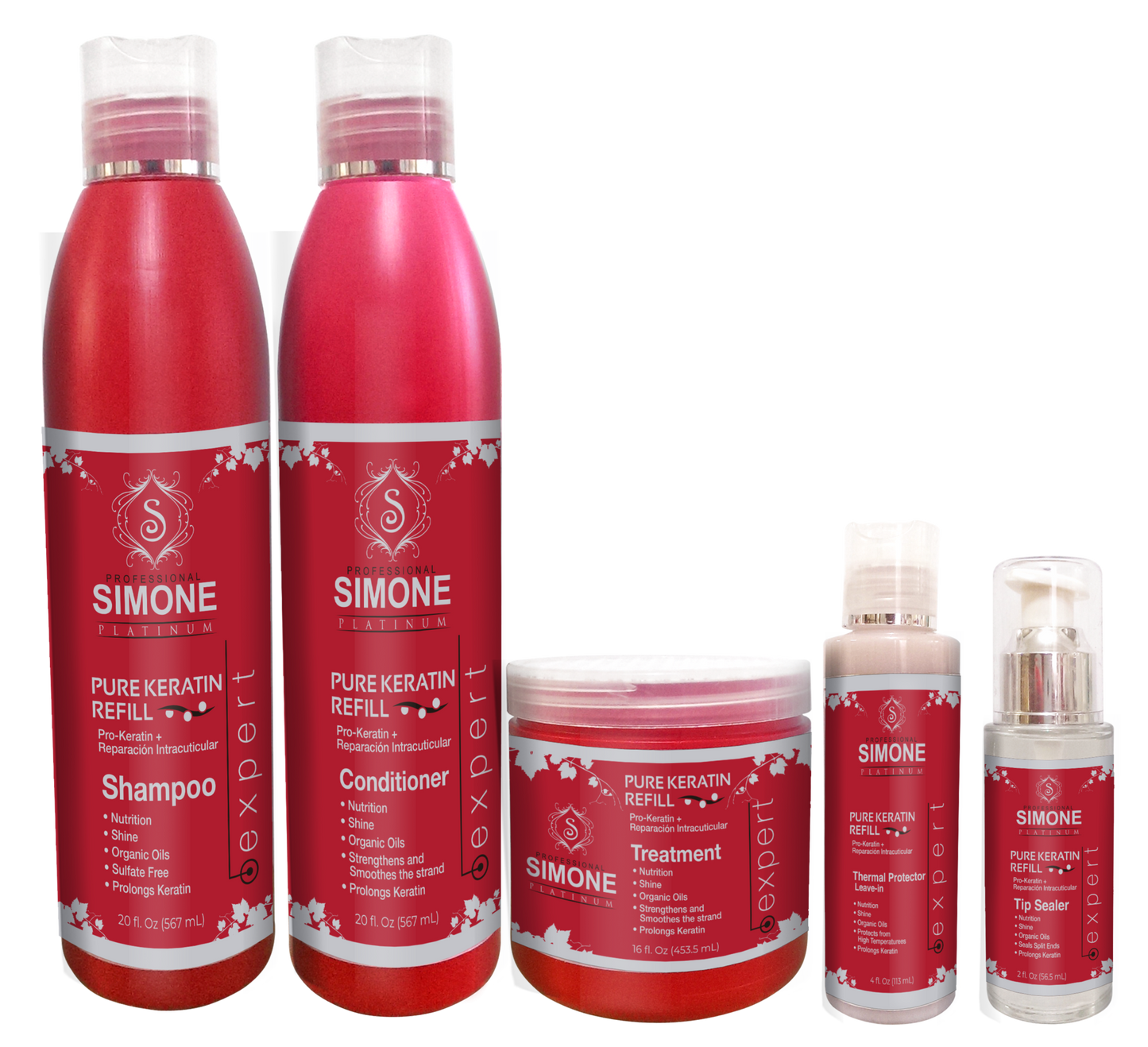 Simone Pure Keratin SIN SULFATO 5 Productos