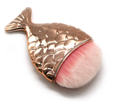 Nail Art Dust Brush Mermaids Nail Brush Remover Cleaner For Acrylic & UV Nail Gel Powder