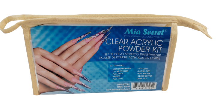 Mia Secret - Clear Acrylic Powder Kit