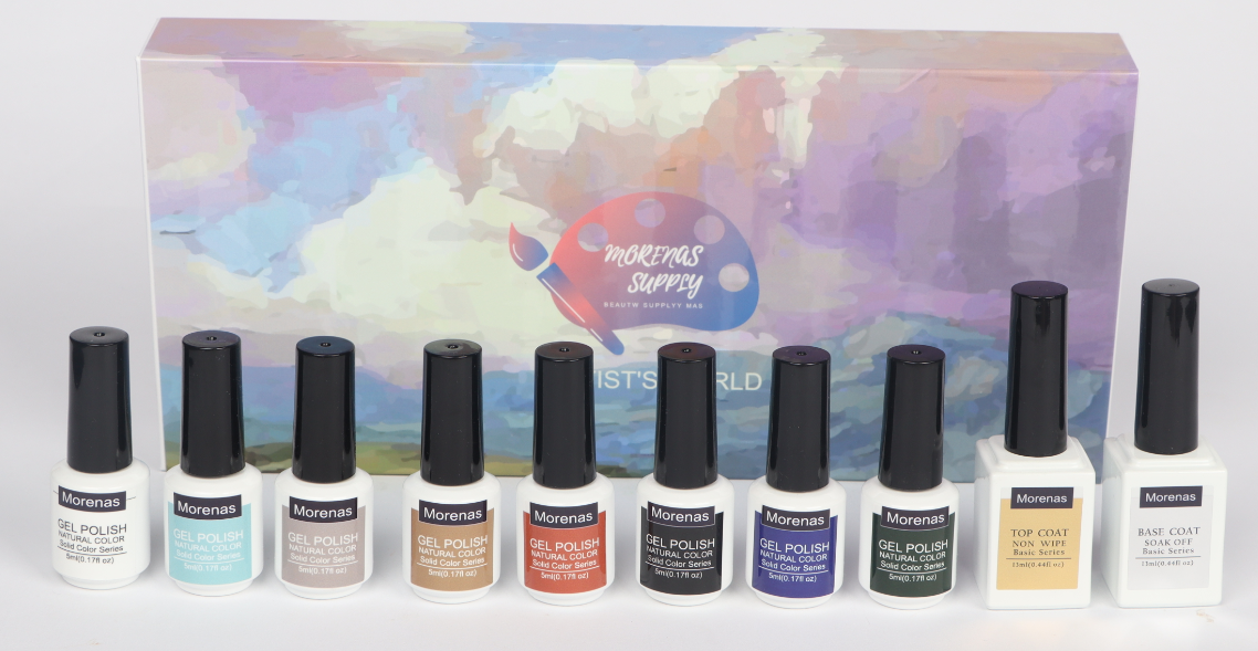 COLECCION ARTIST WORLD UV/LED NAIL POLISH SET ESMALTE EN GEL