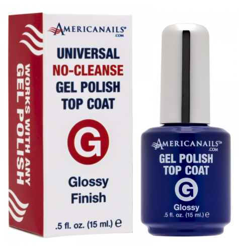 No-Cleanse Gel Polish Top Coat | Glossy Finish .5oz